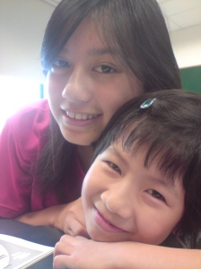 lovable picture of waiyen and her tutee :))