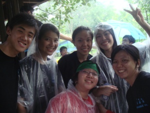 Our First times wearing ponchos!!!